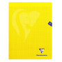 Mimesys cahier piqué polypro 24x32cm 140p séyès coloris assortis