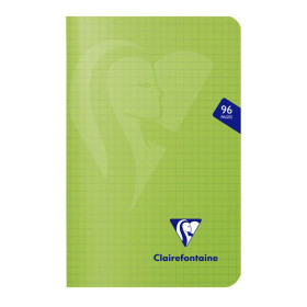 Mimesys carnet piqué polypro 11x17cm 96p Q.5x5 coloris assortis