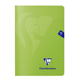 Mimesys carnet piqué polypro 14,8x21cm 96p Q.5x5 coloris assortis