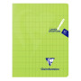 Mimesys cahier d'écriture piqué polypro 17x22cm 32p DL 3 mm IV coloris assortis