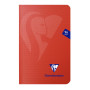 Mimesys carnet piqué polypro 11x17cm 96p Q.5x5 coloris assortis