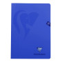 Mimesys cahier piqué polypro 21x29,7cm 120p ligné + marge coloris assortis