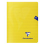 Mimesys cahier piqué polypro 17x22cm 96p ligné + marge coloris assortis