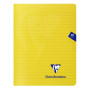 Mimesys cahier piqué polypro 17x22cm 48p ligné + marge coloris assortis