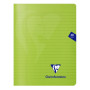 Mimesys cahier piqué polypro 17x22cm 48p ligné + marge coloris assortis