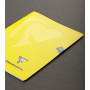 Mimesys cahier piqué polypro 17x22cm 48p ligné + marge coloris assortis