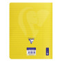 Mimesys cahier piqué polypro 17x22cm 48p ligné + marge coloris assortis