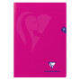 Mimesys cahier piqué polypro 21x29,7cm 96p séyès Rose
