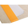 Rhodiarama sous-main rigide simili cuir italien BEIGE 60x40 cm