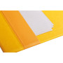 Rhodiarama sous-main rigide simili cuir italien JONQUILLE 60x40 cm
