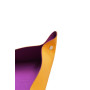Rhodiarama vide-poche réversible simili cuir italien VIOLET 12x12x4,5 cm