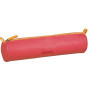 Rhodiarama trousse ronde CORAIL simili cuir italien 5x21,5 cm