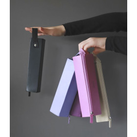 Rhodiarama trousse plumier NACARAT simili cuir italien 23x5x5 cm