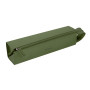 Rhodiarama trousse plumier SAUGE simili cuir italien 23x5x5 cm