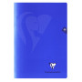 Mimesys cahier piqué polypro 21x29,7cm 48p séyès Bleu marine