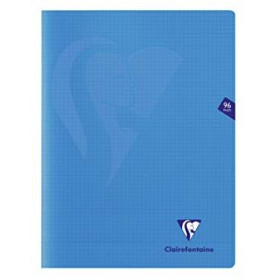 Mimesys cahier piqué polypro 24x32cm 96p Q.5x5 Bleu
