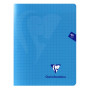 Mimesys cahier piqué polypro 17x22cm 96p séyès Bleu