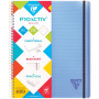Linicolor Proactiv'Book 22,5x29,7cm 160p ligné + marge cadré perfo. 4 trous + 1