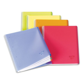 Linicolor cahier reliure intégrale 22,5x29,7cm 160p 4 couleurs de bandes Q.5x5 c