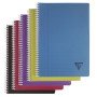 Linicolor cahier reliure intégrale 21x29,7cm 180p ligné + marge assortiment INTE