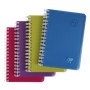 Linicolor répertoire reliure intégrale 9x14cm 100p Q.5x5 assortiment INTENSIVE