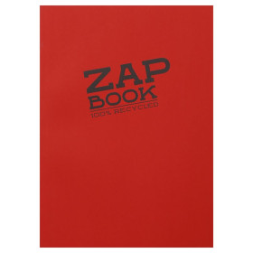 Zap Book collé A4 160 feuilles 80g ass°1