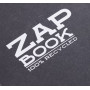 Zap Book collé A5 160 feuilles 80g Noir