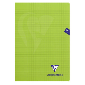 Mimesys cahier piqué polypro 21x29,7cm 96p séyès Vert
