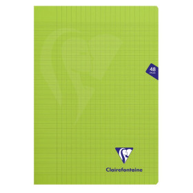 Mimesys cahier piqué polypro 21x29,7cm 48p séyès Vert