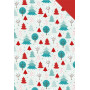 CARTON DÉCOR, Paquet de 40 feuilles, 25x35cm, 160g, Noël