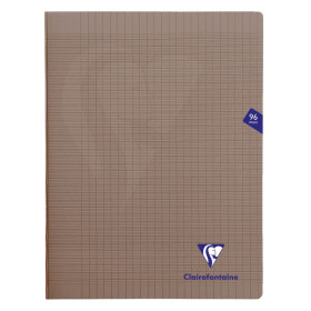 Mimesys cahier piqué polypro 24x32cm 96p séyès Gris