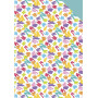CARTON DÉCOR, Paquet de 40 feuilles, 25x35cm, 160g, Gribouillage