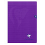Mimesys cahier piqué polypro 21x29,7cm 96p séyès Violet