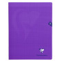 Mimesys cahier piqué polypro 24x32cm 96p séyès Violet