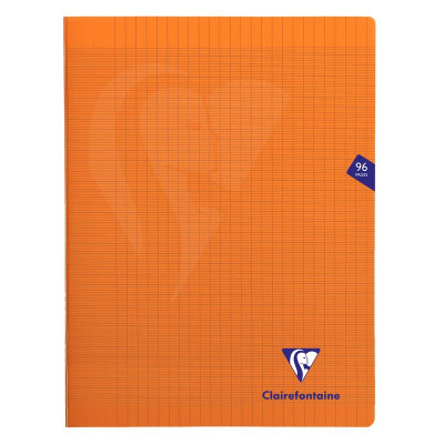 Mimesys cahier piqué polypro 24x32cm 96p séyès Orange