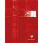Cahier piqué déficients visuels 17x22cm 48p séyès noir 2,5mm 10/10