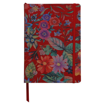 * CÉLESTE Carnet RR A5, 144 pages, Ligné Jardin rouge