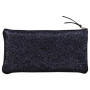 CÉLESTE CUIR Trousse plate 11x22cm Lazer Bleu