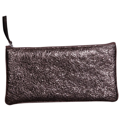 CÉLESTE CUIR Trousse plate 11x22cm Lazer Alba
