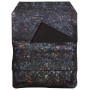 * CÉLESTE CUIR Pochette à rabat 26x18cm Lazer Noir