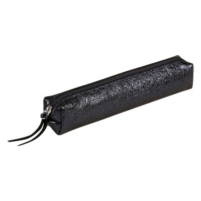 * CÉLESTE CUIR Trousse SLIM 4x2,5x19,5cm Lazer Bleu