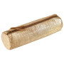 * KLEOPATHRA CUIR Trousse ronde Ø5,5x22cm Or