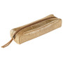 * KLEOPATHRA CUIR Trousse rectangulaire 21x6x4cm Or