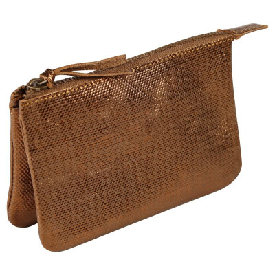 * KLEOPATHRA CUIR Petite Pochette 2 compartiments 13x9cm Bronze