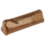 * KLEOPATHRA CUIR Trousse triangulaire  22x6x6cm Bronze