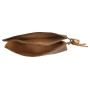 * KLEOPATHRA CUIR Grande Pochette 2 compartiments 22x11cm Bronze
