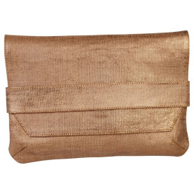 * KLEOPATHRA CUIR Pochette à rabat 26x18cm Bronze