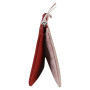 * Ruby DAIM Pochette 2 compartiments 22x11 cm Rouge brillant