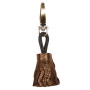 * KLEOPATHRA CUIR Porteclés 4x2,5cm Bronze