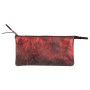 * Ruby DAIM Pochette 2 compartiments 22x11 cm Rouge brillant